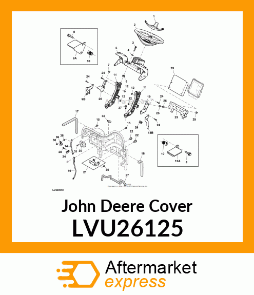 COVER, STEERING SUPPORT ACCESS LVU26125