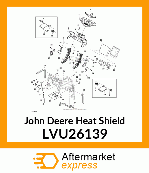 HEAT BARRIER, 3E FT4 ECU LVU26139