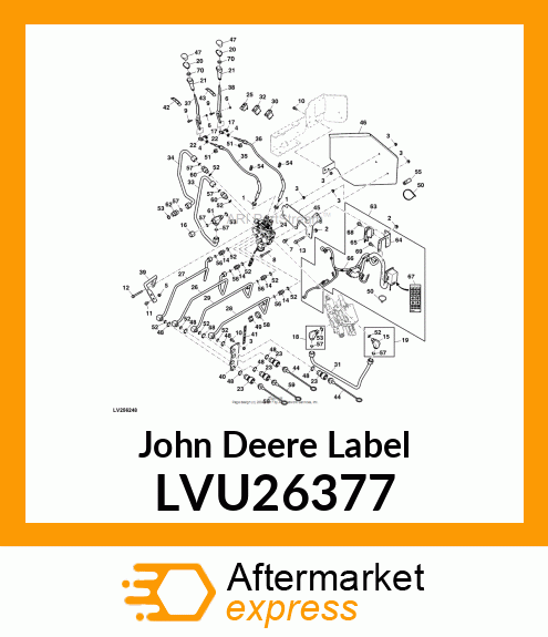 DECAL, DUAL REAR SCV CAB COUPLERS LVU26377