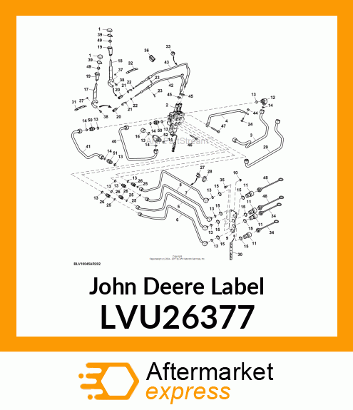 DECAL, DUAL REAR SCV CAB COUPLERS LVU26377