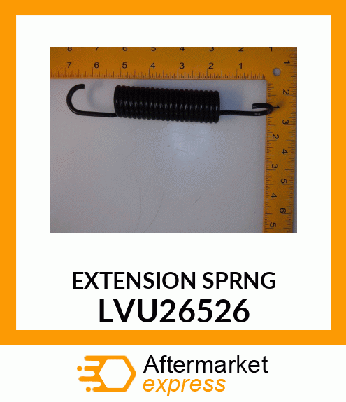 EXTENSION SPRING, EXTENSION SPRING LVU26526