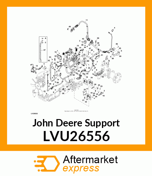 SUPPORT, BRACKET LVU26556