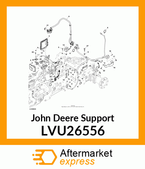 SUPPORT, BRACKET LVU26556