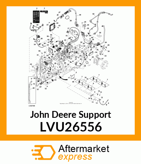 SUPPORT, BRACKET LVU26556