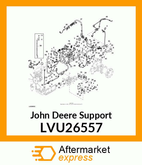 SUPPORT, BRACKET LVU26557