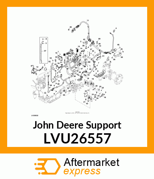 SUPPORT, BRACKET LVU26557