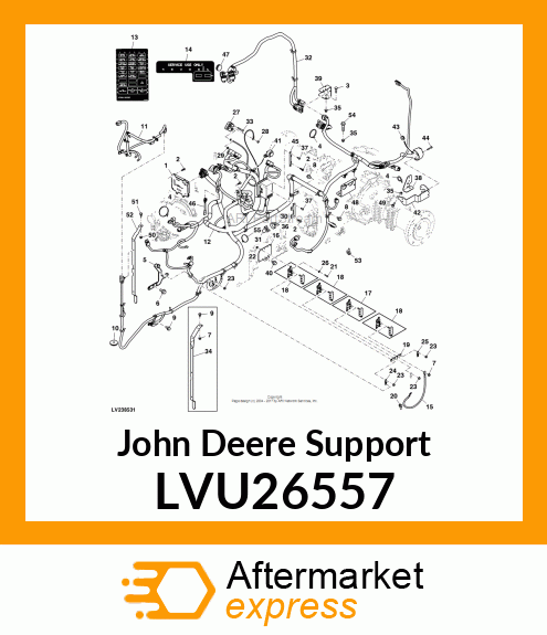 SUPPORT, BRACKET LVU26557