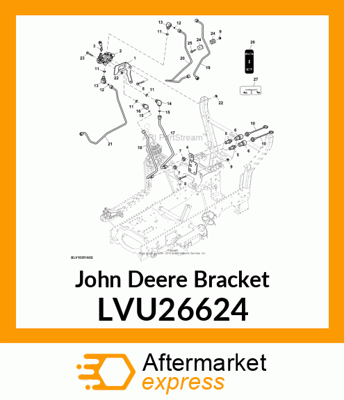 BRACKET, SCV MOUNTING LVU26624