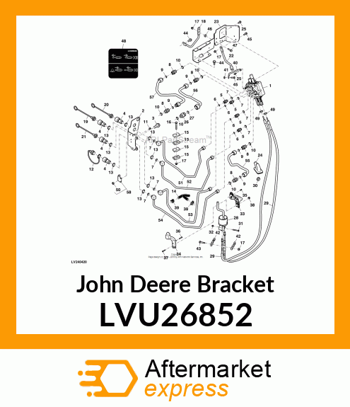 BRACKET,SCV SUPPORT,CAB LVU26852