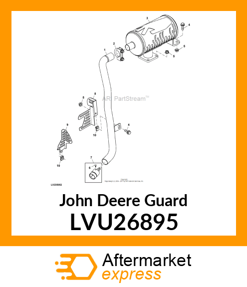 GUARD, LH BELT LVU26895