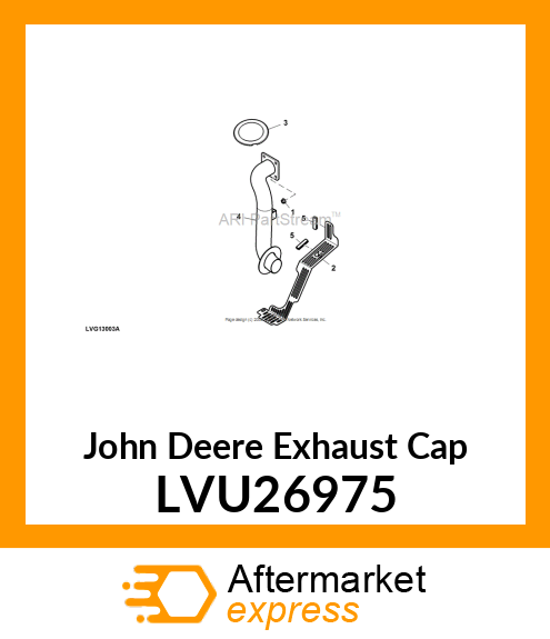 EXHAUST, CAP LVU26975