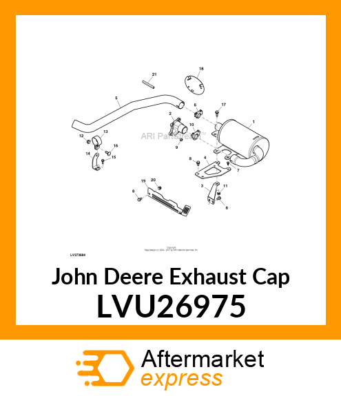 EXHAUST, CAP LVU26975