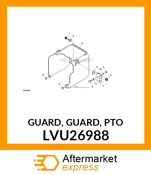 GUARD, GUARD, PTO LVU26988