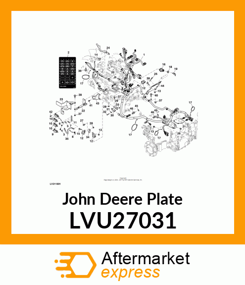 PLATE, CONTROLLER MOUNTING LVU27031