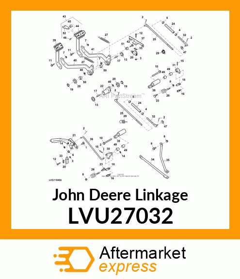 LINKAGE, LINK, HAND BRAKE LVU27032