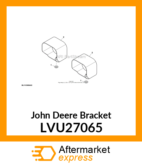 BRACKET, LAMP GUARD (WORK LIGHT) LVU27065