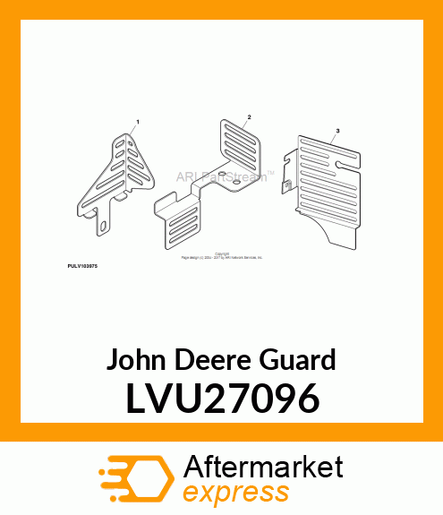 GUARD, LH BELT LVU27096