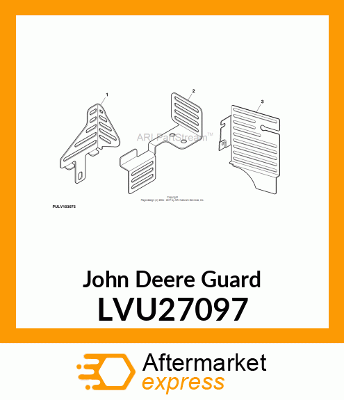 GUARD, RH FAN LVU27097