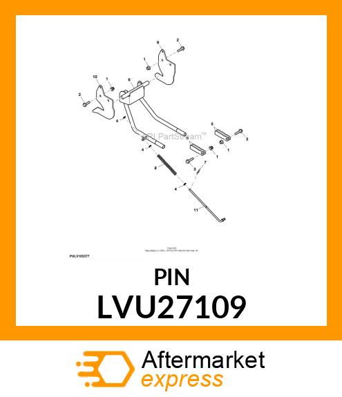ROD, FRONT LINK SUPPORT LVU27109