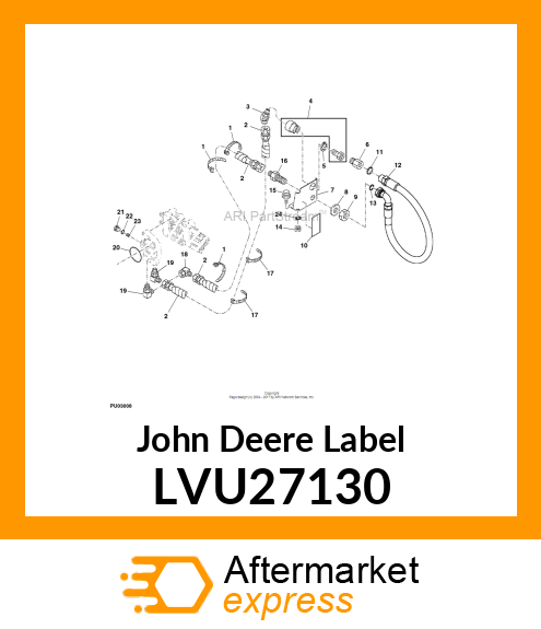 LABEL, PBY KIT SAFETY LABEL LVU27130