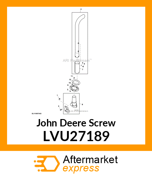 SCREW, CAP M6 X 20 LVU27189