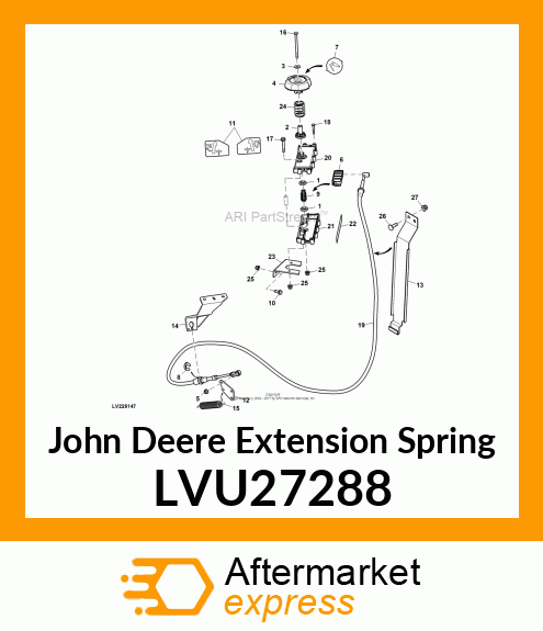 SPRING, ARC LVU27288