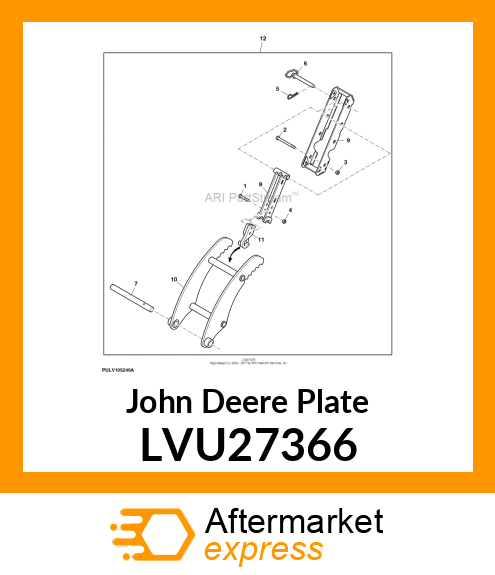 PLATE, PIVOT LVU27366