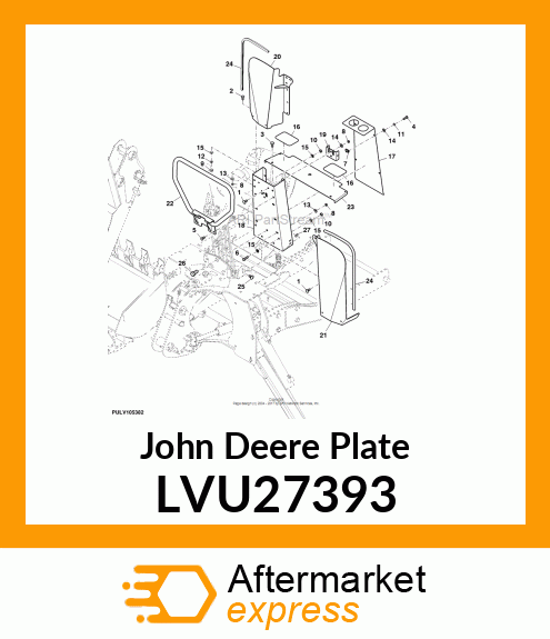 PLATE, FLOOR LVU27393