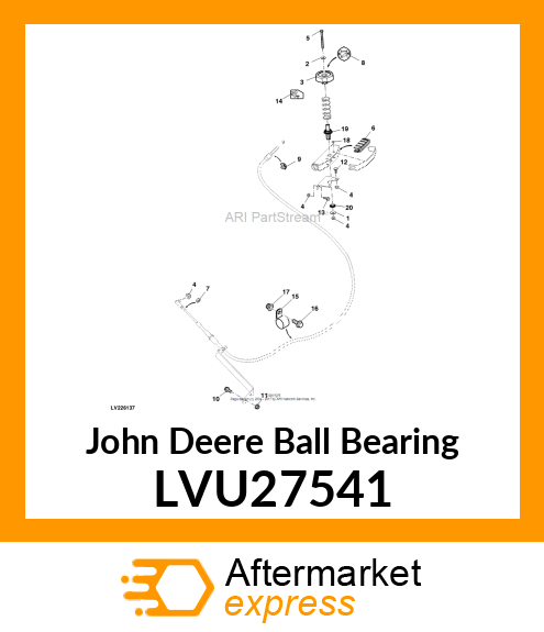 BALL BEARING, BEARING, BALL LVU27541