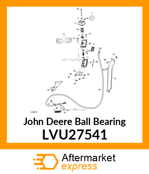 BALL BEARING, BEARING, BALL LVU27541