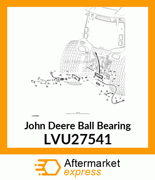 BALL BEARING, BEARING, BALL LVU27541