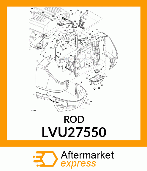 ROD, HOOD PROP LVU27550