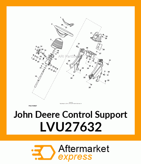 SUPPORT, TILT STEERING 3R FT4 LVU27632