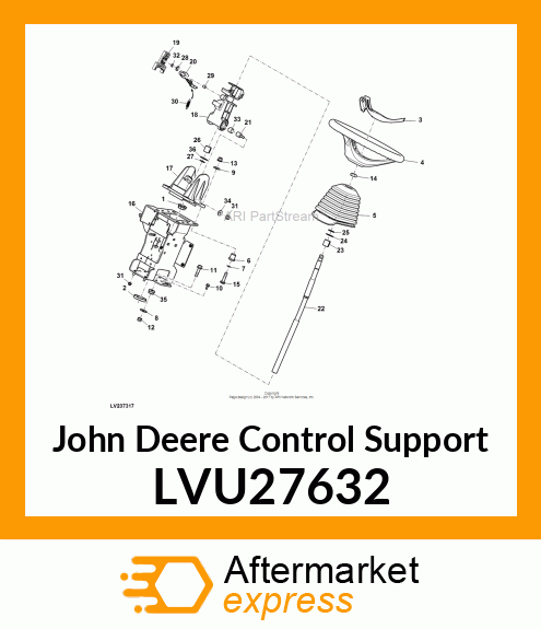 SUPPORT, TILT STEERING 3R FT4 LVU27632