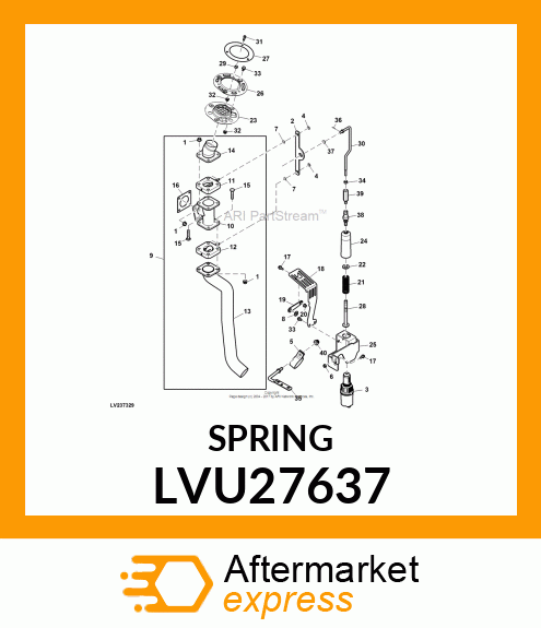 SPRING, SPRING, COMPRESSION LVU27637