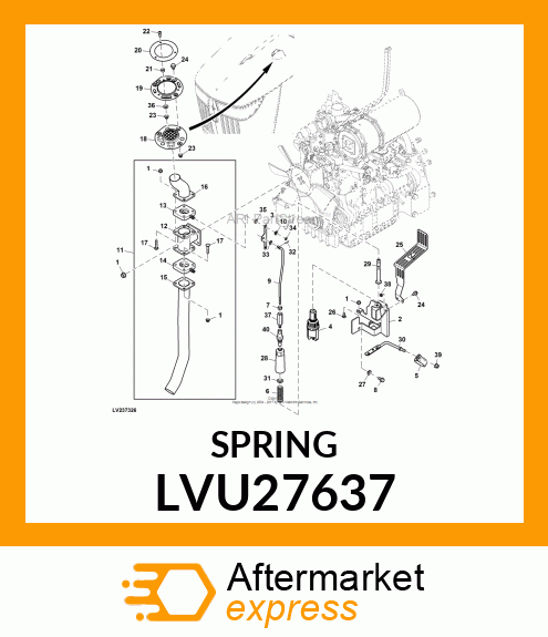 SPRING, SPRING, COMPRESSION LVU27637