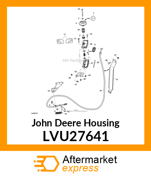 HOUSING, ARC TOP LVU27641