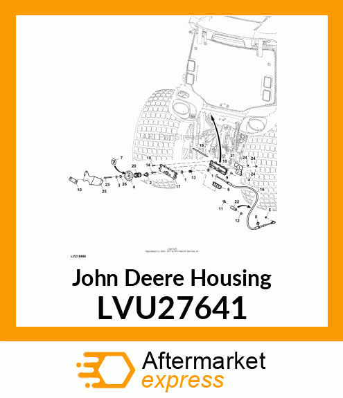 HOUSING, ARC TOP LVU27641