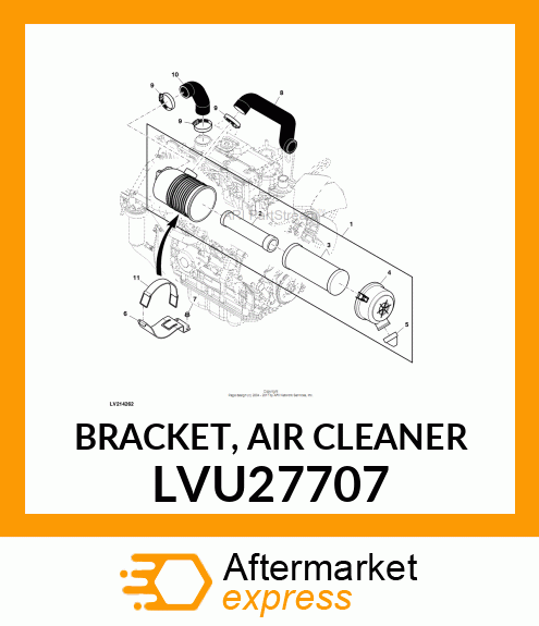 BRACKET, AIR CLEANER LVU27707