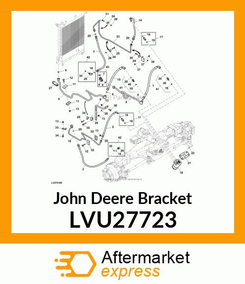 BRACKET, SUPPORT LVU27723