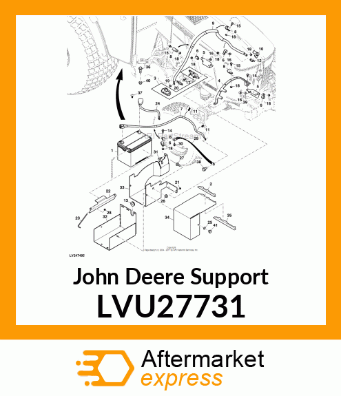 SUPPORT, BATTERY LVU27731