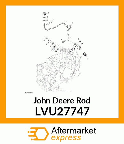 ROD, UPPER CONTROL ROD, 2 LVU27747