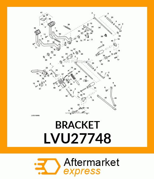 BRACKET, SWITCH LVU27748