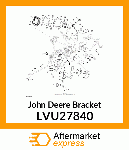 BRACKET, BRACKET, LMI MODULE MOUNT LVU27840