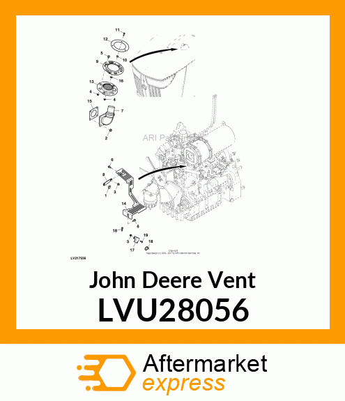 VENT, EXHAUST LVU28056