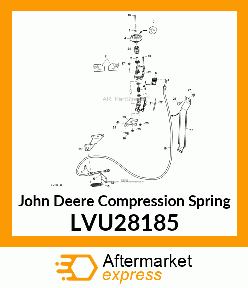 SPRING, ARC LVU28185