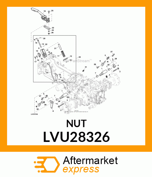 PLATE, NUT LVU28326