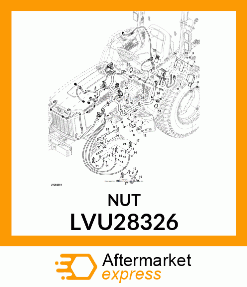 PLATE, NUT LVU28326