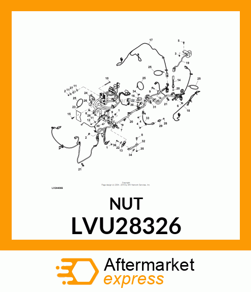 PLATE, NUT LVU28326