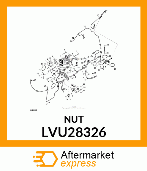 PLATE, NUT LVU28326